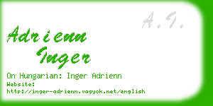 adrienn inger business card